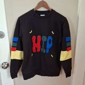 Teddy Fresh Black Sweatshirt with Colorful Accents "Hip"_1
